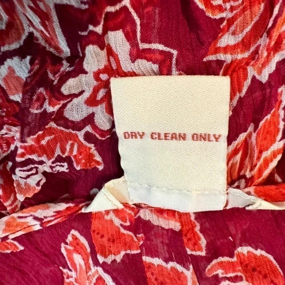 Sundance | 100% Silk Imperial Gardens Floral Semisheer Blouse - Picture 6 of 7